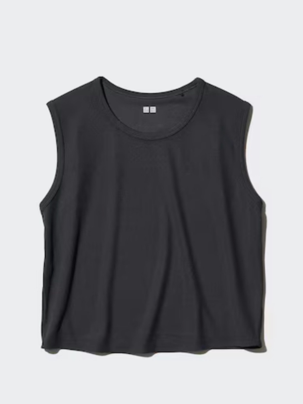 AIRism Soft Ribbed T-Shirt- Sleeveless